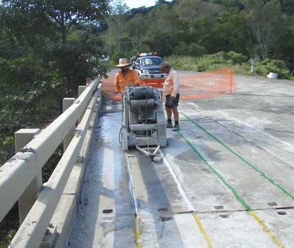 Cutting a bridge for removal
